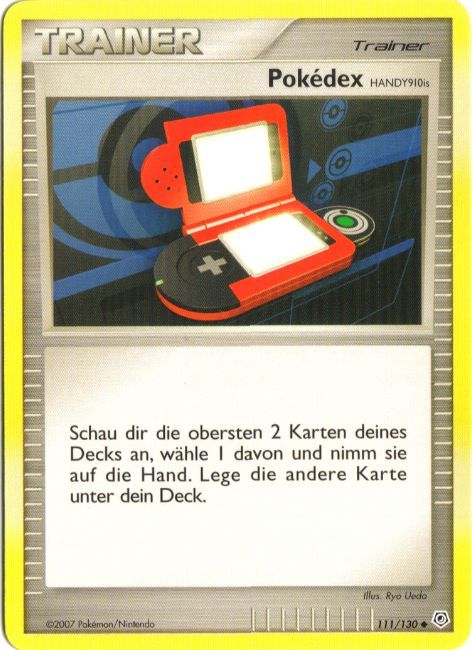 Pokédex HANDY910is 114 — Platin (German Pokémon TCG card)