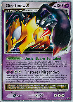 Giratina 124 — Platin (German Pokémon TCG card)