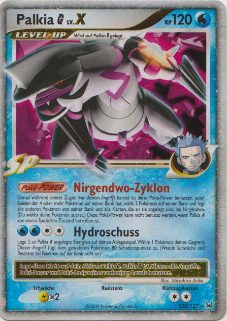 Palkia G 125 — Platin (German Pokémon TCG card)