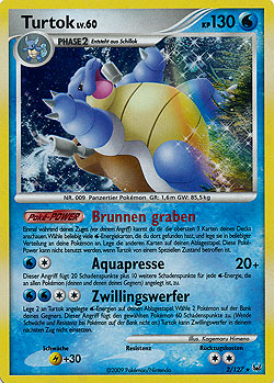 Turtok 2 — Platin (German Pokémon TCG card)