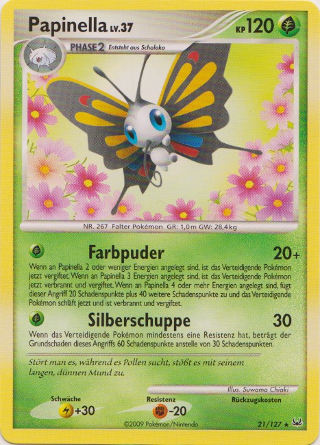 Papinella 21 — Platin (German Pokémon TCG card)