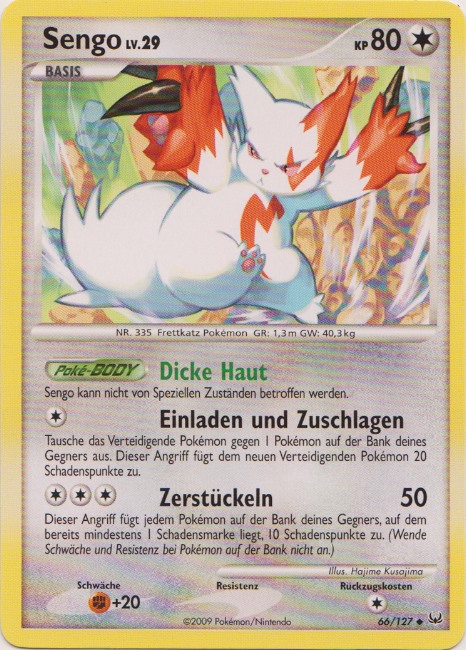 Sengo 66 — Platin (German Pokémon TCG card)