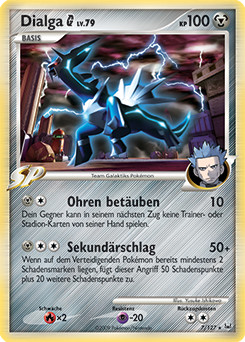 Dialga G 7 — Platin (German Pokémon TCG card)