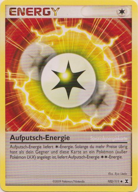 Aufputsch-Energie 102 — Aufstieg der Rivalen (German Pokémon TCG card)