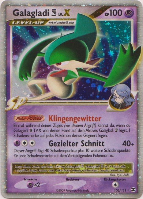 Galagladi 4 106 — Aufstieg der Rivalen (German Pokémon TCG card)
