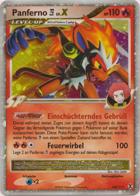 Panferno 4 108 — Aufstieg der Rivalen (German Pokémon TCG card)