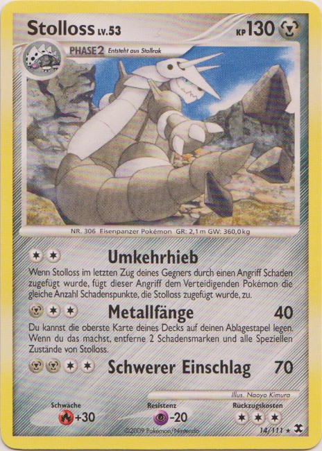 Stolloss 14 — Aufstieg der Rivalen (German Pokémon TCG card)