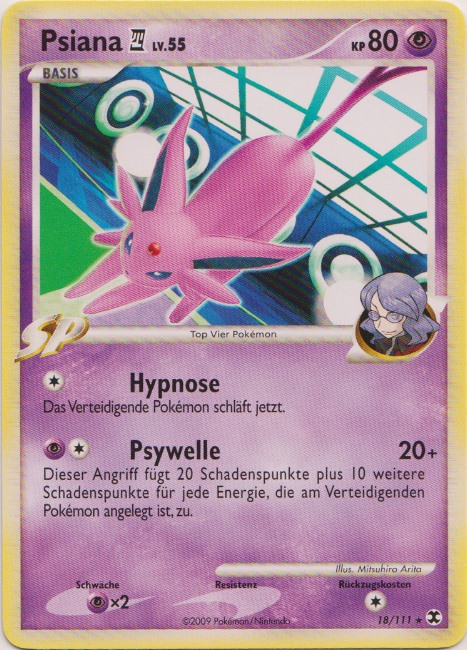 Psiana 4 18 — Aufstieg der Rivalen (German Pokémon TCG card)