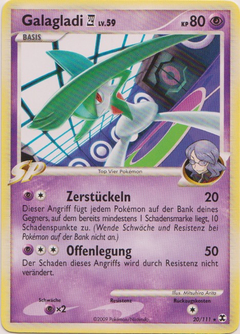Galagladi 4 20 — Aufstieg der Rivalen (German Pokémon TCG card)