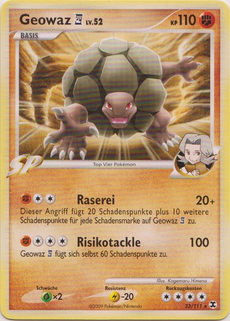 Geowaz 4 23 — Aufstieg der Rivalen (German Pokémon TCG card)