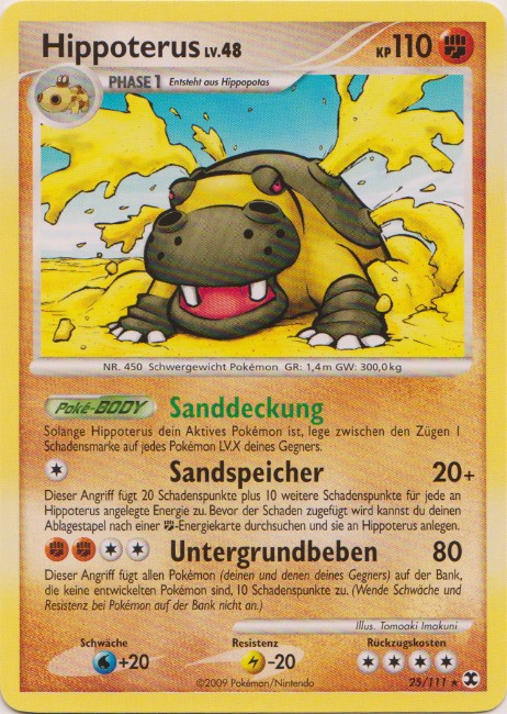 Hippoterus 25 — Aufstieg der Rivalen (German Pokémon TCG card)