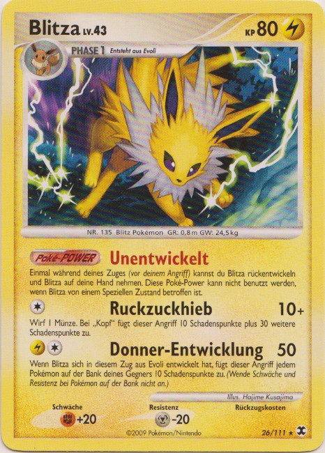 Blitza 26 — Aufstieg der Rivalen (German Pokémon TCG card)