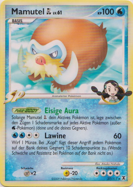 Mamutel GL 27 — Aufstieg der Rivalen (German Pokémon TCG card)