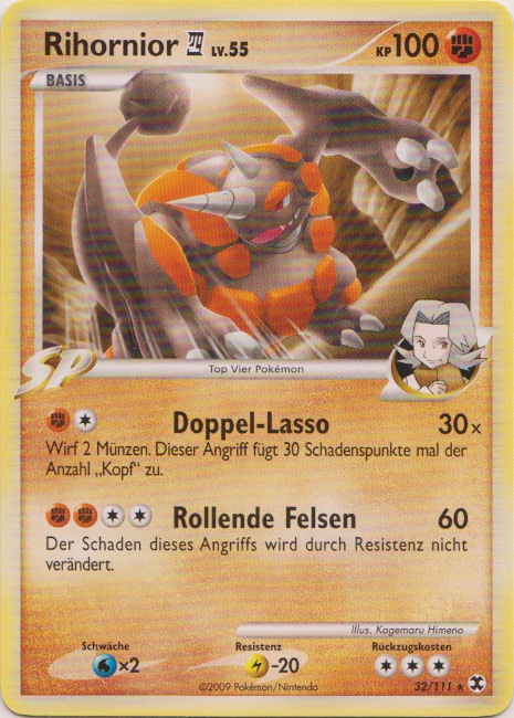 Rihornior 4 32 — Aufstieg der Rivalen (German Pokémon TCG card)