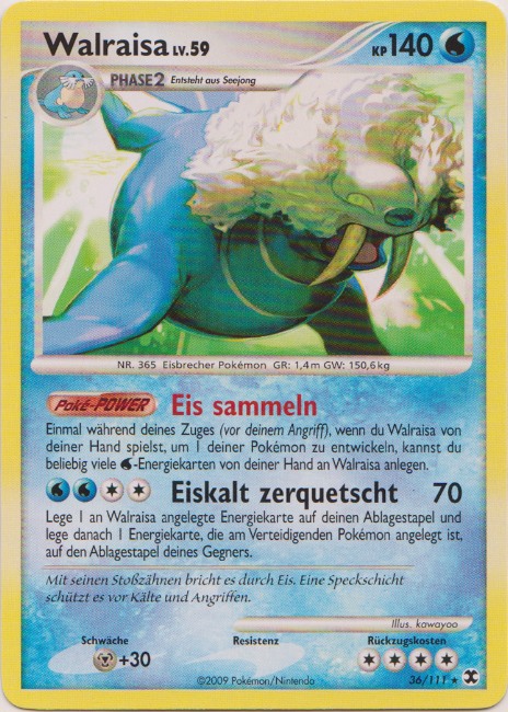 Walraisa 36 — Aufstieg der Rivalen (German Pokémon TCG card)