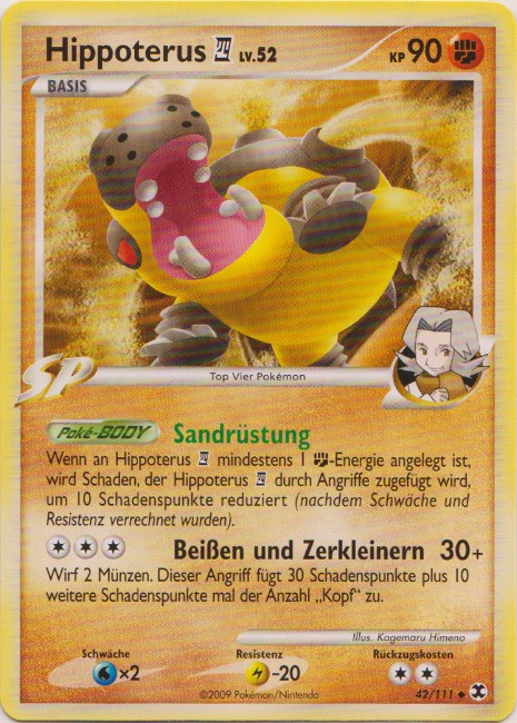 Hippoterus 4 42 — Aufstieg der Rivalen (German Pokémon TCG card)
