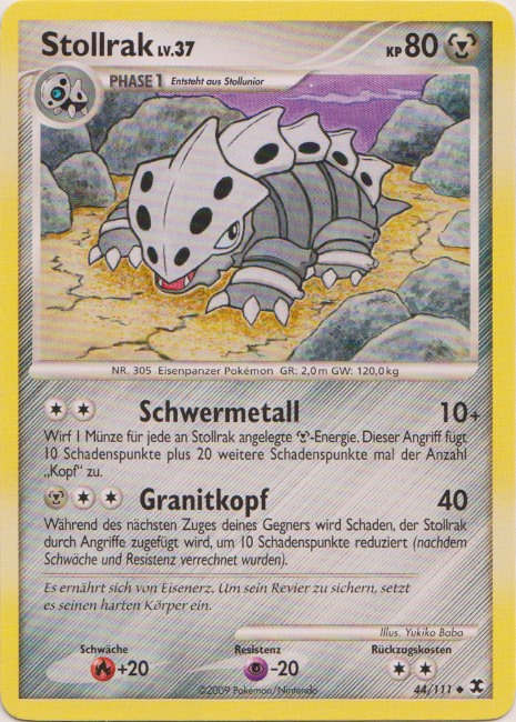 Stollrak 44 — Aufstieg der Rivalen (German Pokémon TCG card)