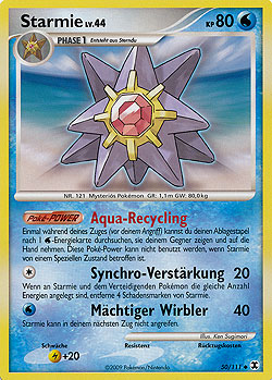 Starmie 50 — Aufstieg der Rivalen (German Pokémon TCG card)