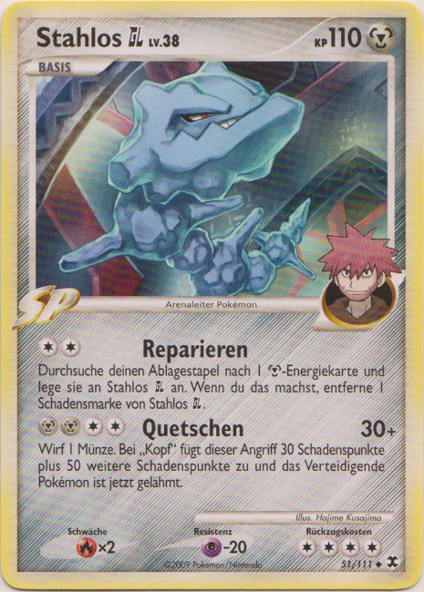 Stahlos GL 51 — Aufstieg der Rivalen (German Pokémon TCG card)