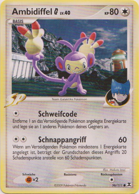 Ambidiffel G 56 — Aufstieg der Rivalen (German Pokémon TCG card)