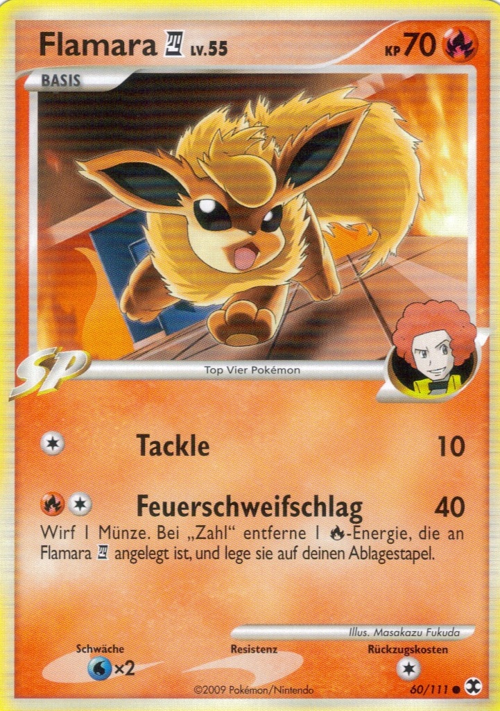 Flamara 4 60 — Aufstieg der Rivalen (German Pokémon TCG card)