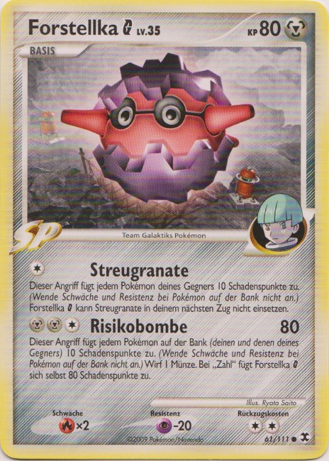 Forstellka G 61 — Aufstieg der Rivalen (German Pokémon TCG card)