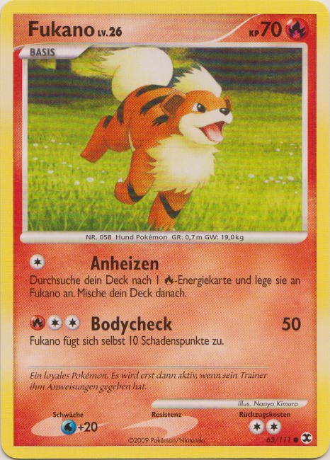 Fukano 63 — Aufstieg der Rivalen (German Pokémon TCG card)