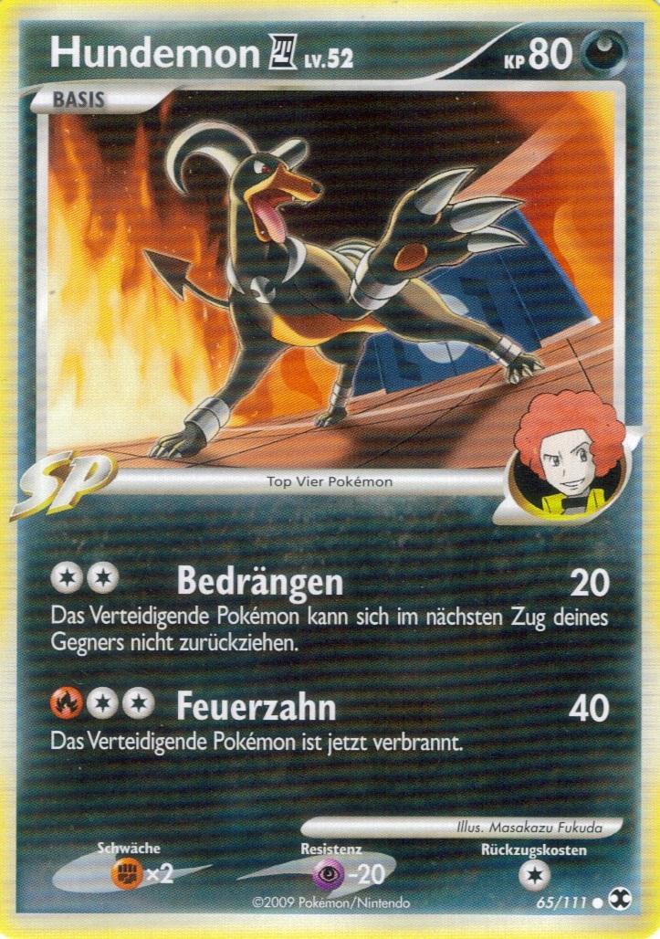 Hundemon 4 65 — Aufstieg der Rivalen (German Pokémon TCG card)
