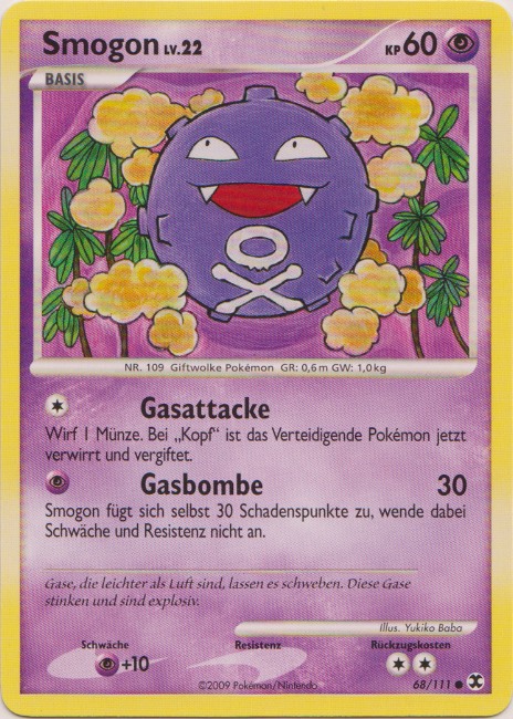 Smogon 68 — Aufstieg der Rivalen (German Pokémon TCG card)