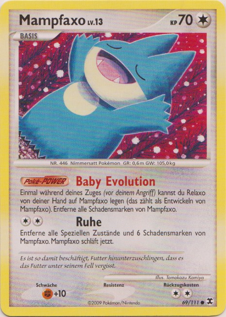Mampfaxo 69 — Aufstieg der Rivalen (German Pokémon TCG card)