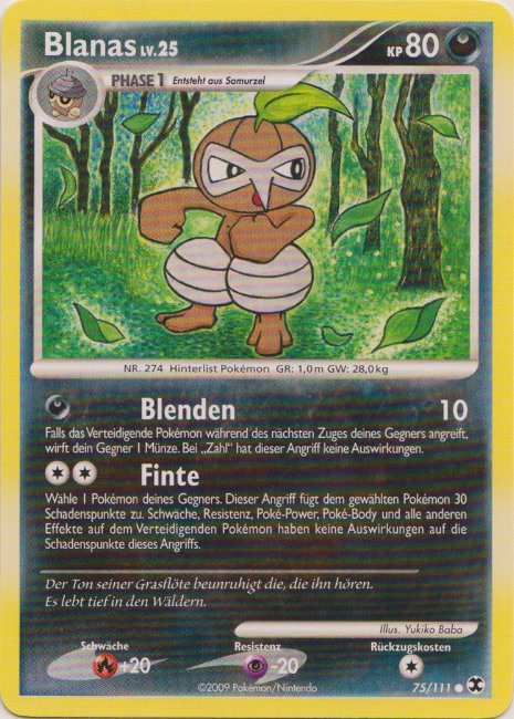 Blanas 75 — Aufstieg der Rivalen (German Pokémon TCG card)