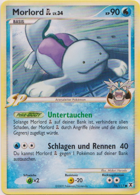 Morlord GL 76 — Aufstieg der Rivalen (German Pokémon TCG card)