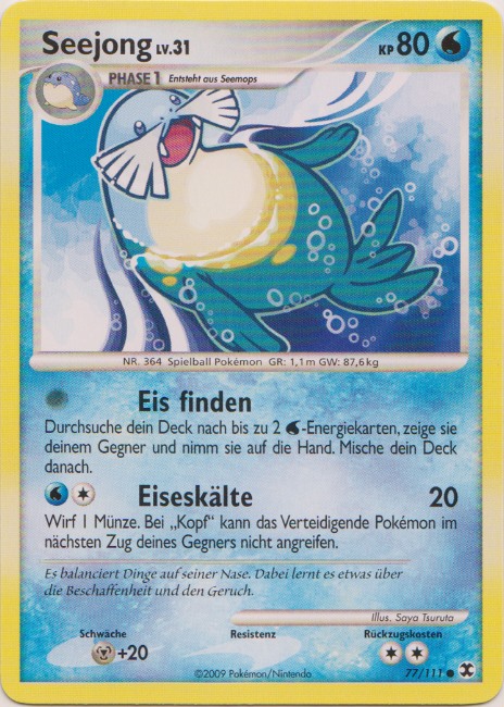 Seejong 77 — Aufstieg der Rivalen (German Pokémon TCG card)