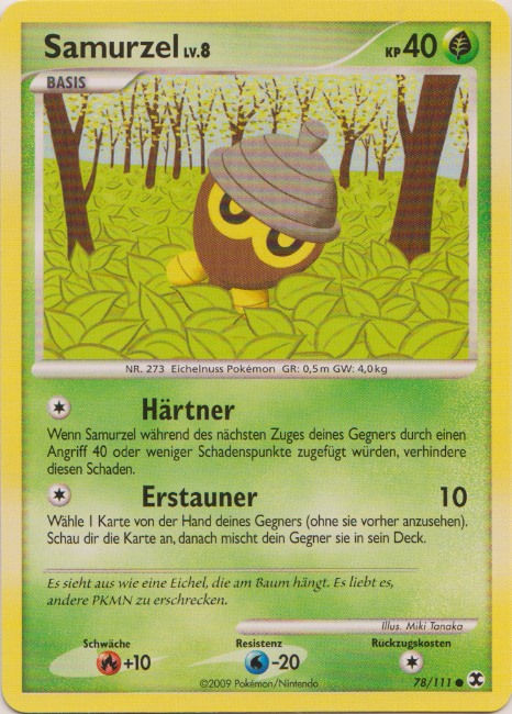 Samurzel 78 — Aufstieg der Rivalen (German Pokémon TCG card)
