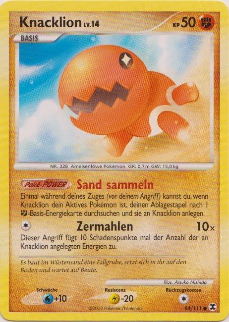 Knacklion 84 — Aufstieg der Rivalen (German Pokémon TCG card)