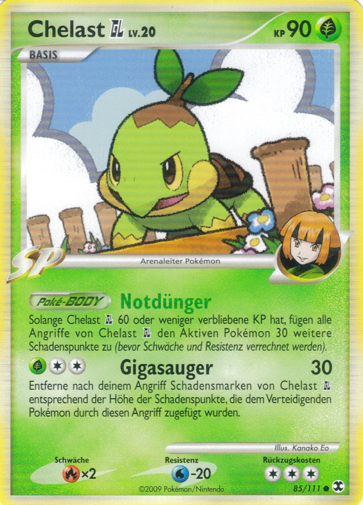 Chelast GL 85 — Aufstieg der Rivalen (German Pokémon TCG card)