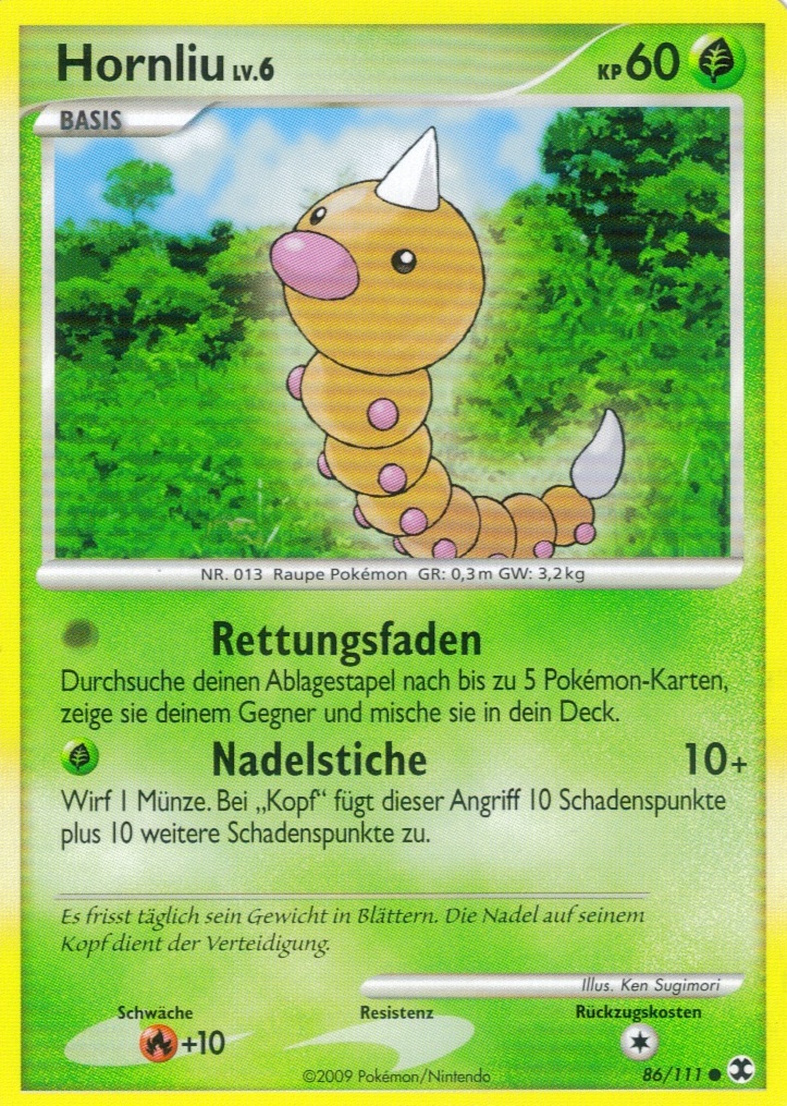 Hornliu 86 — Aufstieg der Rivalen (German Pokémon TCG card)