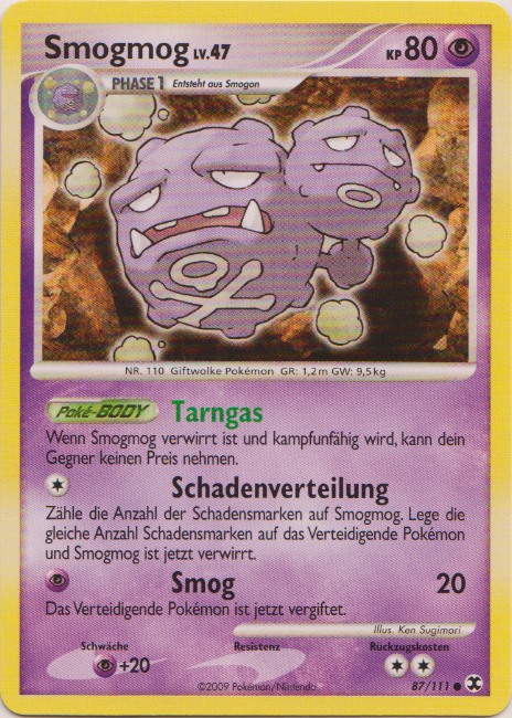 Smogmog 87 — Aufstieg der Rivalen (German Pokémon TCG card)