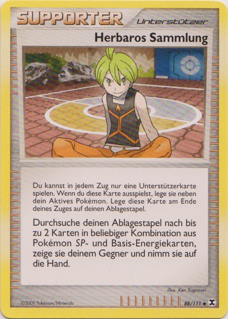 Herbaros Sammlung 88 — Aufstieg der Rivalen (German Pokémon TCG card)