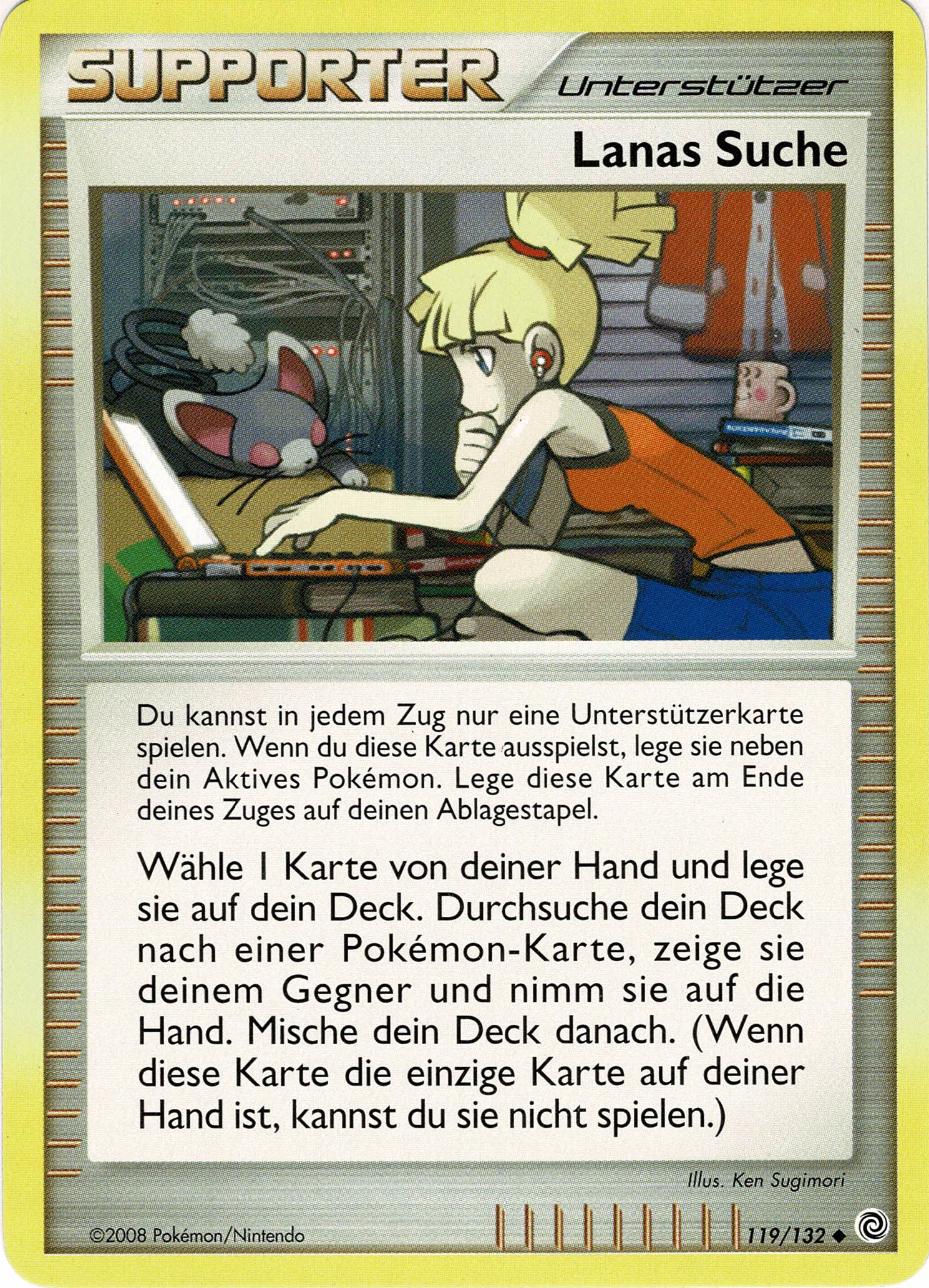 Lanas Suche 89 — Aufstieg der Rivalen (German Pokémon TCG card)