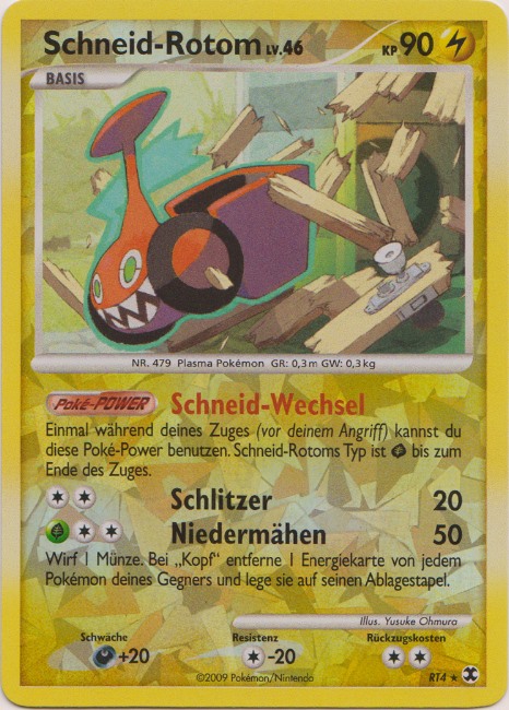 Schneid-Rotom RT4 — Aufstieg der Rivalen (German Pokémon TCG card)