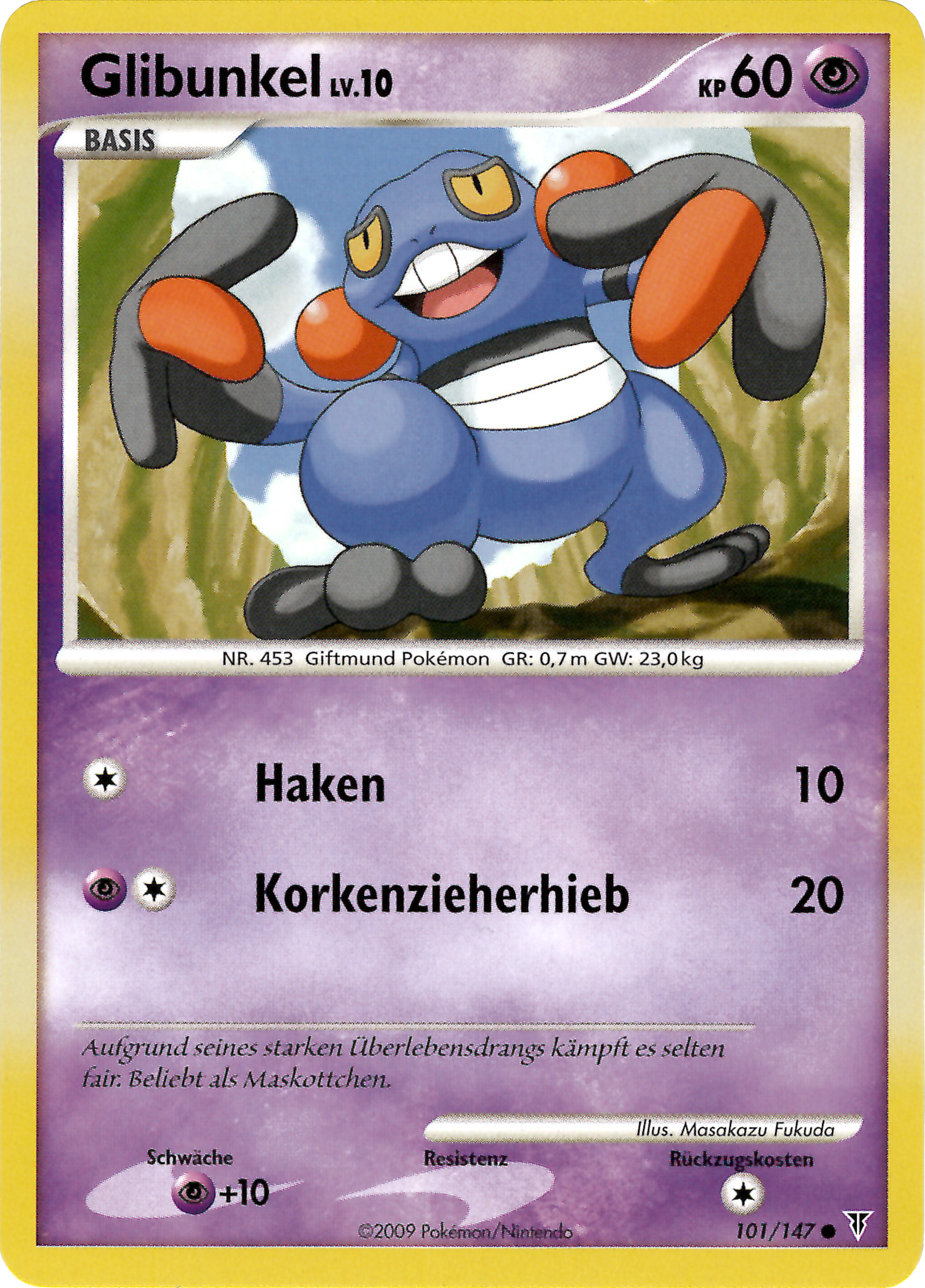 Glibunkel 101 — Ultimative Sieger (German Pokémon TCG card)