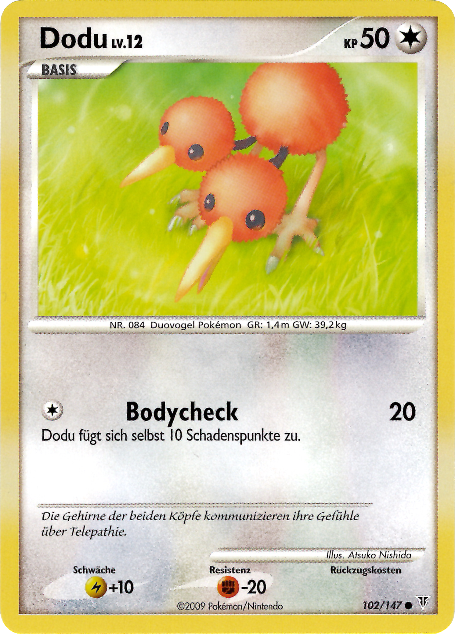 Dodu 102 — Ultimative Sieger (German Pokémon TCG card)