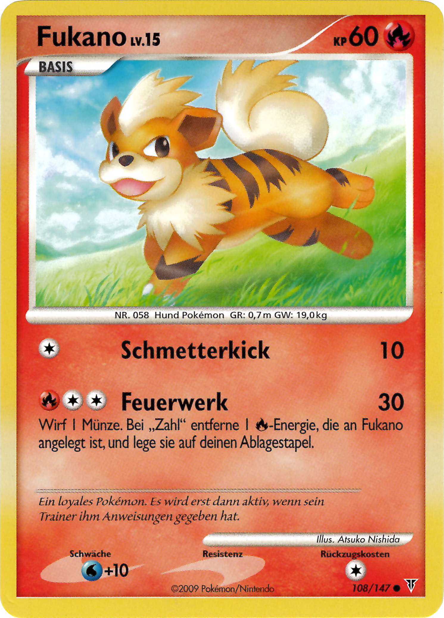 Fukano 108 — Ultimative Sieger (German Pokémon TCG card)
