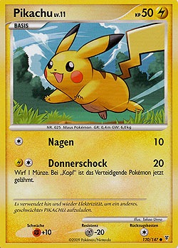 Pikachu 120 — Ultimative Sieger (German Pokémon TCG card)