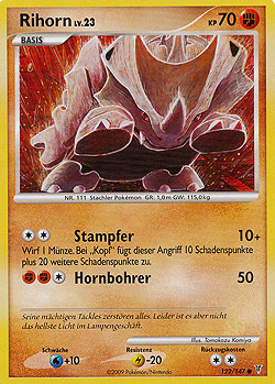 Rihorn 122 — Ultimative Sieger (German Pokémon TCG card)