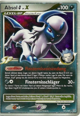 Absol G 141 — Ultimative Sieger (German Pokémon TCG card)
