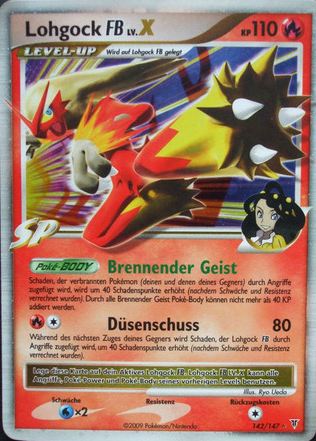 Lohgock FB 142 — Ultimative Sieger (German Pokémon TCG card)