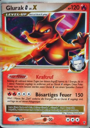 Glurak G 143 — Ultimative Sieger (German Pokémon TCG card)