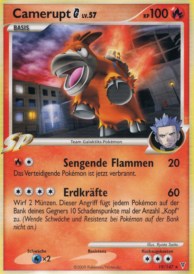 Camerupt G 19 — Ultimative Sieger (German Pokémon TCG card)